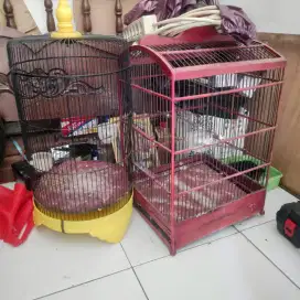 Sangkar burung tiga macam