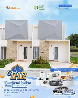 Rumah murah fasilitas lengkap serasa villa