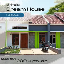 Rumah cluster murah 2 kamar akses strategis mulai dari 190 jutaan