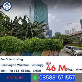 Tanah kavling jalan bendungan walahar semanggi tanah abang