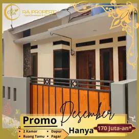 Dijual cluster murah 2 kamar akses strategis dekat jalan utama