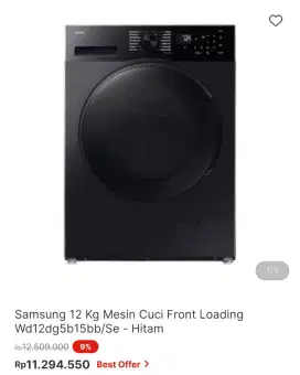 SAMSUNG WM FRONT LOAD 12kg