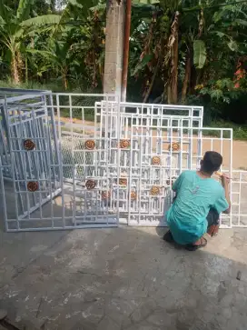 Tralis , pintu pagar, kanopi,tangga minimalis modern