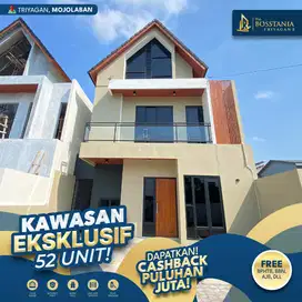 Rumah Dua Lantai Serba Tercukupi Area Solo, Dekat Dengan Tempat Wisata