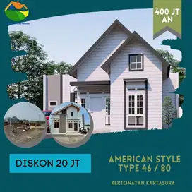 RUMAH MODERN AMERICAN STYLE KARTASURA DEKAT JLN RAYA SOLO - SEMARANG
