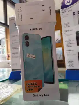 Samsung A06 6GB+6GB/128GB ,Baru,Segel Box Resmi,Garansi Resmi,Original