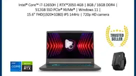 msi thin 15 B12ucx core i7 12650 h RTX 2050