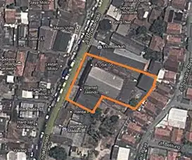 Disewakan Strategis Ex Bangunan Gedung Toserba Dekat Terminal Cimone