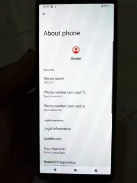 Sony Xperia 10 iv beacukai all operator bebas reset