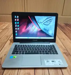 Laptop seri gaming Asus X455L Core i5 Gen 5 Ram 8GB SSD 128GB + 500GB