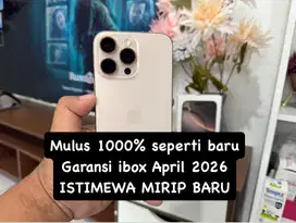 Iphone 16 pro max 256gb ibox mulus 1000% seperti baru garansi panjang