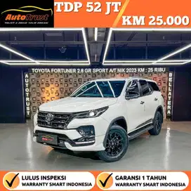 [CASH/KREDIT] TOYOTA FORTUNER 2.8 GR SPORT 4X2 SOLAR A/T NIK.2023