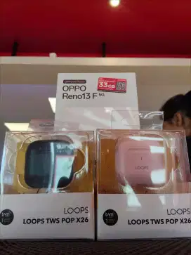 Oppo Reno 13f 5g 8/256 free tws loop