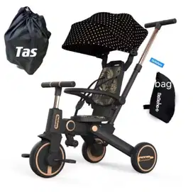 Bebehoo gen2 7in1 stroller sepeda roda tiga lipat/trike/tricycle anak