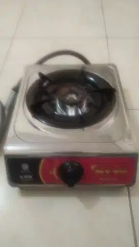 Di jual kompor gas 1 tungku merk MYVO dan Regulator Gastech