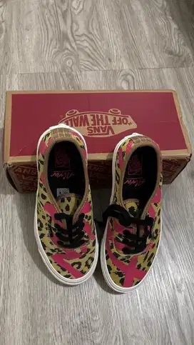 Vans authentic alva skates leopard brown