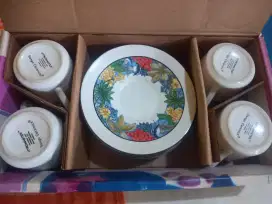 Sango Ceramic Set Cangkir + alas/tatakan