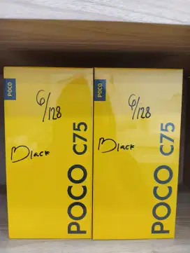 NEW POCO C75 6/128 GARANSI RESMI SEGEL