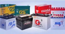 Aki mobil & motor baru & secon