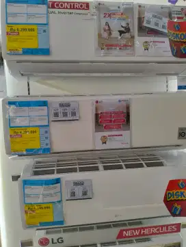 Promo cicilan AC LG 1/2pk