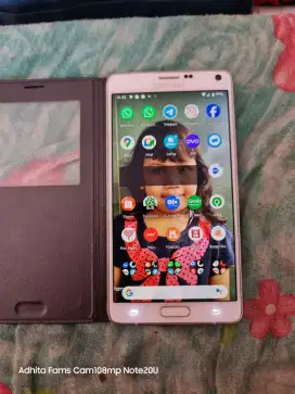 Samsung Note 4 LTE 3/32 udah costum os 9 google masih enak