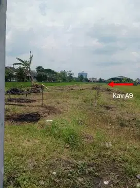 Dijual tanah kavling di belakang Polres Sukoharjo, siap bangun