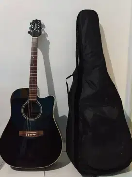 Dijual Gitar Akustik Elektrik Takamine ED21C-BL Cutaway – Suara Jernih