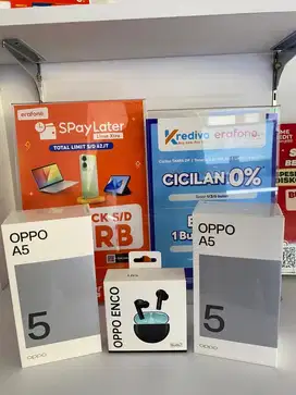 OPPO A5 8/128+FREE ENCO BUDS (BISA KREDIT SYARAT KTP)