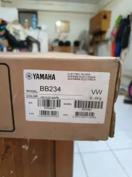 Kondisi baru gitar bass Yamaha BB234 BB 234 original