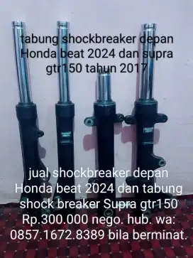 Jual shockbreaker beat 2024 dan supra gtr150 se paket Rp.300.000 nego
