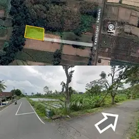 DIJUAL: View Sawah Selatan Kampus UII Tanah  Kaliurang