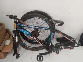rangka sepeda dan veleg+ ban