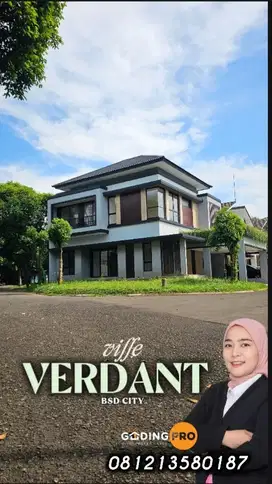 Dijual rumah baru Posisi hoek di verdant ville bsd city