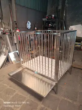 Kandang anjing stainless Steel