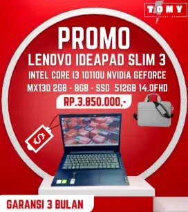 LENOVO IDEAPAD SLIM 3 INTEL CORE I3 10110U 8GB SSD 512GB 14.0 FHD W11
