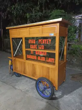 Gerobak Angkringan Bakso Mie Ayam PeceL Bubur Sate Martabak Ronde dlL