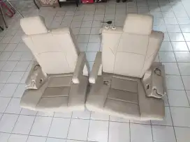 Jok mobil baris ketiga toyota alphard 2019 copotan ori like new