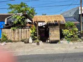 Jual tanah + bangunan apa adanya