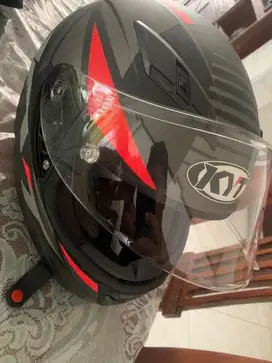 Helm KYT Falcon 2 Radiant BlackRed Doff