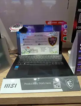 Segampang itu cicilan Laptop MSI modern 14 proses cepat syarat ktp
