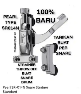 100%br PEARL SR014N STRAINER THROW.OFF SNARE DRUM