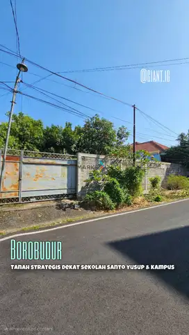 Tanah siap bangun dekat sekolah dan kampus di taman borobudur blimbing