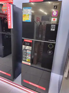 Kulkas sharp 315L Inverter bisa cicilan pake SPayLater