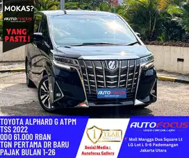 Toyota Alphard 2.5 G TSS Hitam Metalik nik 2022