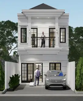 Rumah Modern Classic lokasi strategis di pinggir Tol Cijago Juanda Dep