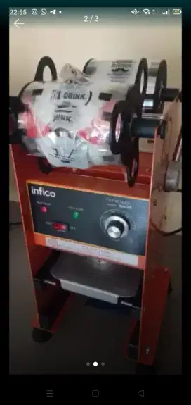 Mesin press gelas plastik