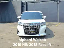 Alphard Welcab Cash 2019 Facelift Nik 2018 Putih Toyota 2.5 Kursi Roda