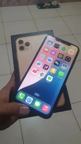 Iphone 11 pro max 64gb lengkap yg minat