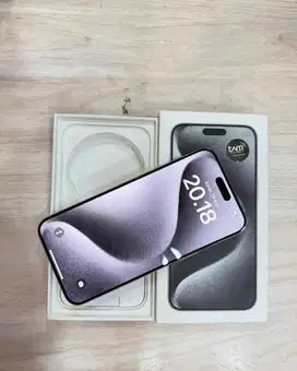Iphone 15Promax 256Gb second garansi resmi