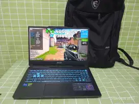 Msi cyborg 15 core i7 gen 13 RTX4050 6gb 16gb 512gb garansi 5 bulan